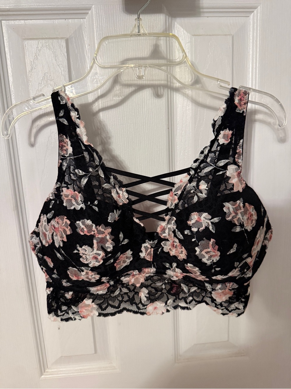 PINK Victoria's Secret Floral Wireless Push Up L
